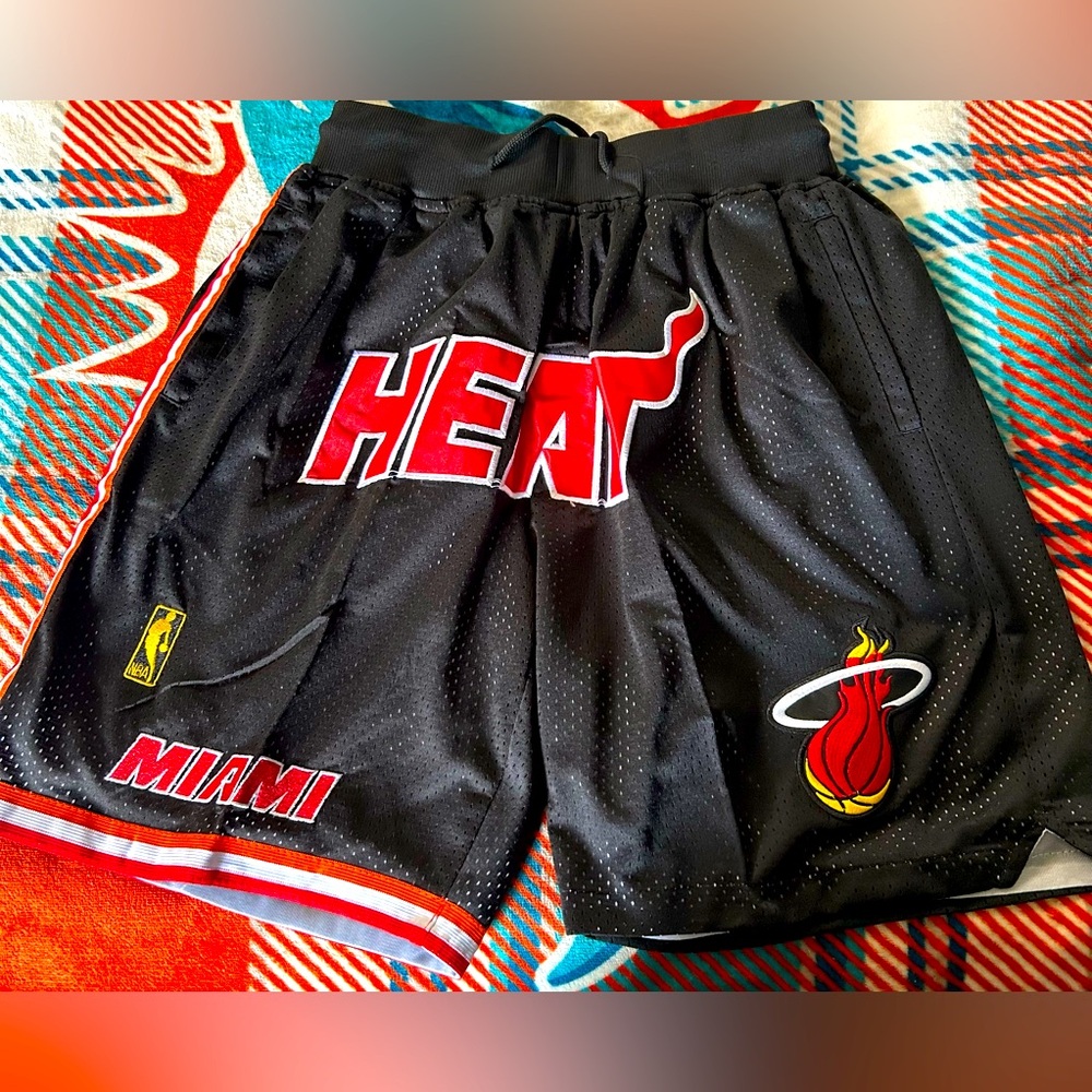 Miami Heat Black Basketball Shorts